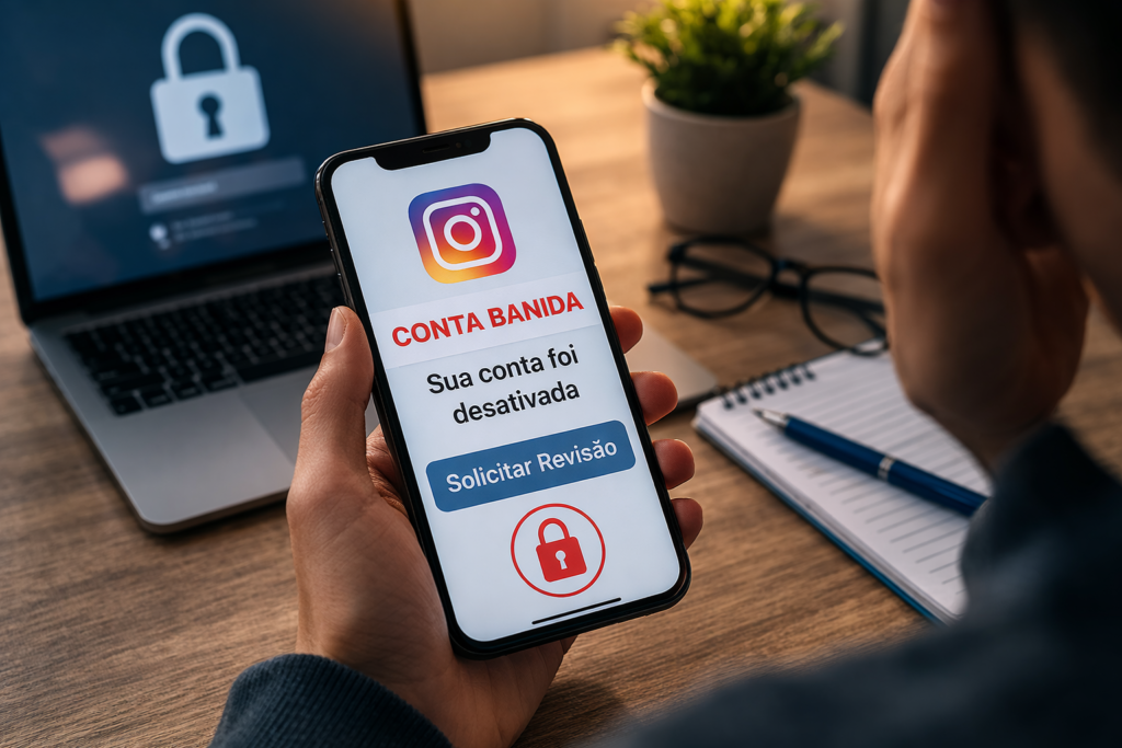 recuperar conta banida do Instagram